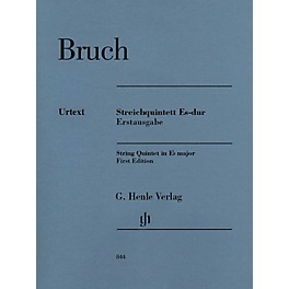 G. Henle Verlag String Quintet in E-flat Major (First Edition Score and Parts) Henle Music Folios Series by Max Bruch