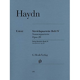 G. Henle Verlag String Quartets, Vol. IV, Op. 20 (Sun Quartets) Henle Music Folios Series Softcover by Franz Josef Haydn