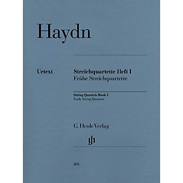 G. Henle Verlag String Quartets - Volume I Henle Music Folios Series Softcover Composed by Franz Josef Haydn