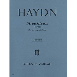 G. Henle Verlag String Trios - Volume 3 Henle Music Folios Series Softcover Composed by Joseph Haydn