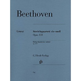 G. Henle Verlag String Quartet C Sharp minor Op. 131 Henle Music Folios Series Softcover Composed by Ludwig van Beethoven