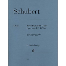 G. Henle Verlag String Quintet C Major Op. Posth. 163 D 956 Henle Music Folios Series Softcover by Franz Schubert