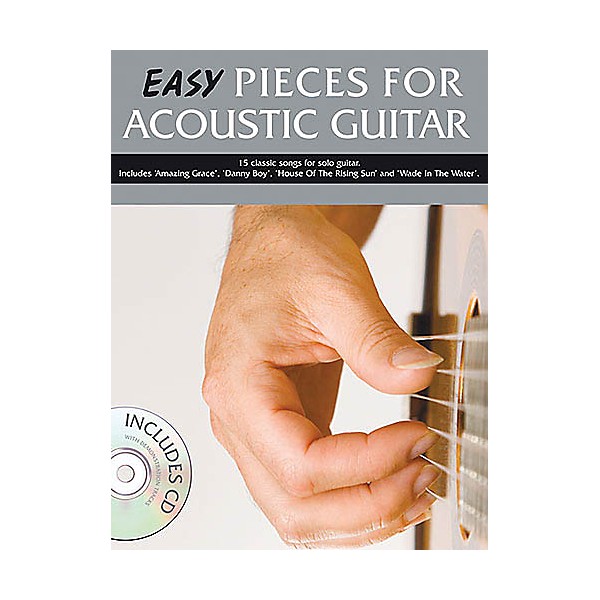 Music Sales Easy Pieces for Acoustic Guitar Music Sales America Series Softcover with CD