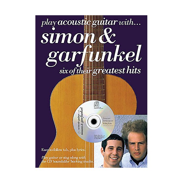 Music Sales Play Acoustic Guitar with...Simon and Garfunkel Music Sales America BK/ CD by Simon And Garfunkel