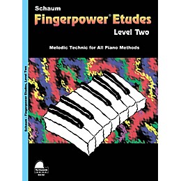 SCHAUM Fingerpower Etudes Lev 2 Educational Piano Series Softcover