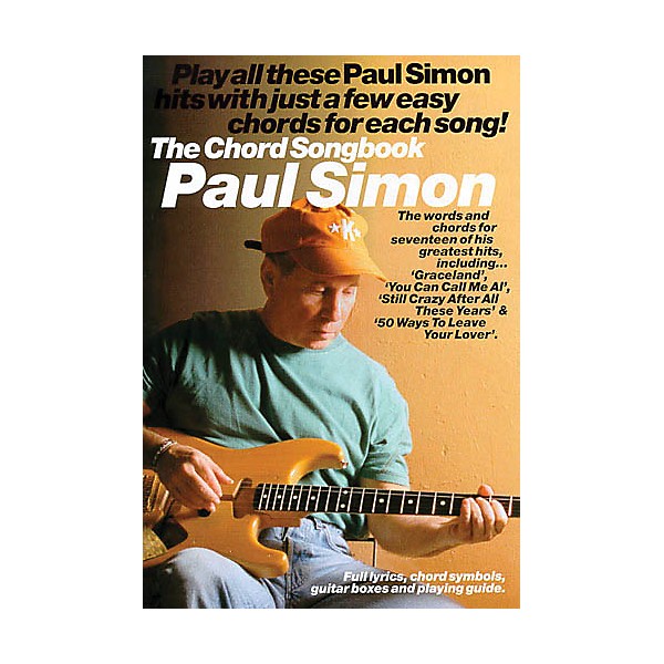 Music Sales Paul Simon - The Chord Songbook Music Sales America Series Softcover Performed by Paul Simon