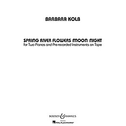 Boosey and Hawkes Spring River Flowers Moon Night (Two Pianos, Four Hands and Pre-recorded Tape) BH Piano Series