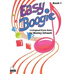 SCHAUM Easy Boogie Book 1 Educational Piano Series Softcover Composed by Wesley Schaum