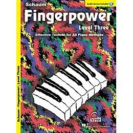 SCHAUM Fingerpower (Level 3 Book/CD Pack) Educational Piano Series Softcover with CD Written by John W. Schaum
