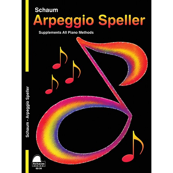 SCHAUM Keynote Arpeggio Speller Educational Piano Series Softcover