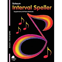 SCHAUM Interval Speller Educational Piano Series Softcover