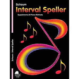 SCHAUM Interval Speller Educational Piano Series Softcover