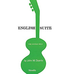 Novello English Suite for Guitar Music Sales America Series