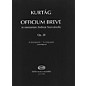 Editio Musica Budapest Officium Breve in memoriam Andreae Szervansky, Op. 28 (String Quartet) EMB Series by Gyorgy Kurtag thumbnail