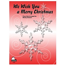 SCHAUM We Wish You A Merry Christmas Educational Piano Series Softcover