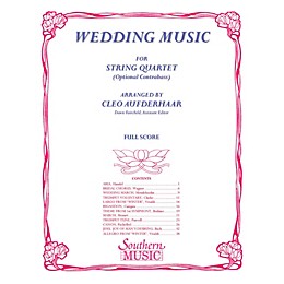 Southern Wedding Music (String Quartet) Southern Music Series Arranged by Cleo Aufderhaar