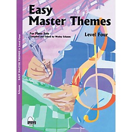 SCHAUM Easy Master Themes, Lev 4 Educational Piano Series Softcover