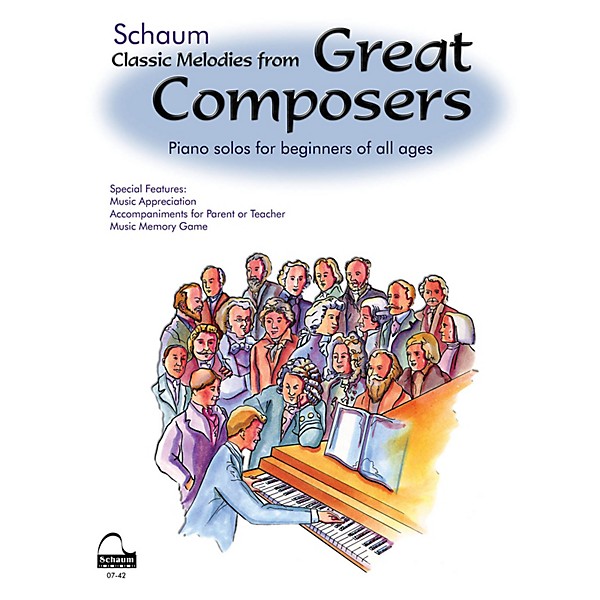 SCHAUM Great Composers Educational Piano Series Softcover