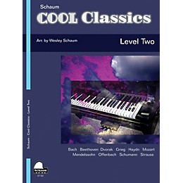 SCHAUM Cool Classics, Lev 2 Educational Piano Series Softcover