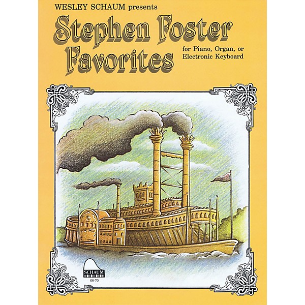 SCHAUM Stephen Foster Favorites Educational Piano Series Softcover