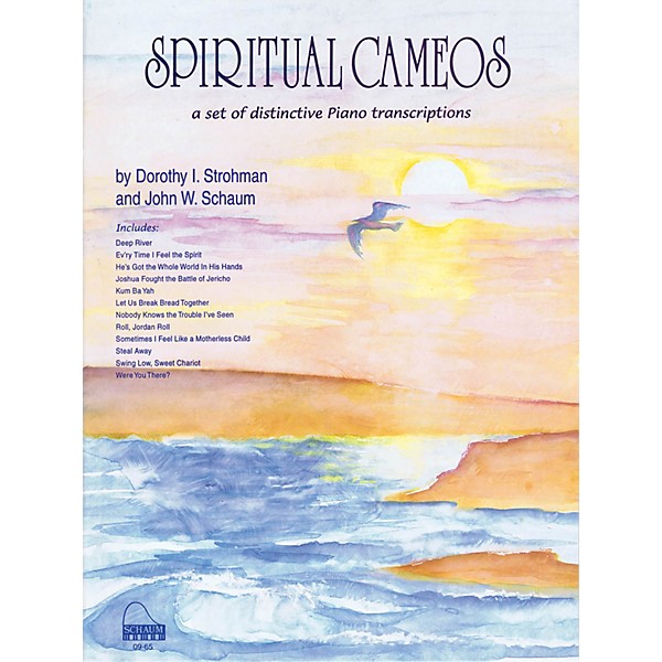 SCHAUM Spiritual Cameos Educational Piano Series Softcover