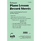 SCHAUM Piano Lesson Record Sheets Educational Piano Series Softcover thumbnail