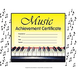 SCHAUM Music Achievement Certificate Educational Piano Series