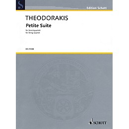 Schott Petite Suite (String Quartet Score and Parts) Schott Series Composed by Mikis Theodorakis