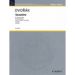 Schott Music Sonatine (String Quartet Score and Parts) String Series Composed by Antonín Dvorák