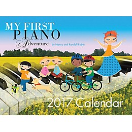 Faber Piano Adventures 2017 My First Piano Adventure Calendar Faber Piano Adventures® Series Softcover