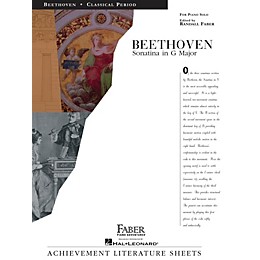 Faber Piano Adventures Sonatina in G Major Faber Piano Adventures® Series Composed by Ludwig van Beethoven