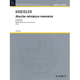 Schott Music Marche Miniature Viennoise String Series Softcover Composed by Fritz Kreisler Arranged by Fredo Jung
