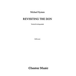 Chester Music Revisiting the Don (String Quintet - Score) Music Sales America Series Softcover by Michael Nyman