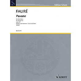 Schott Music Pavane, Op. 50 String Series Softcover Composed by Gabriel Fauré Arranged by Wolfgang Birtel