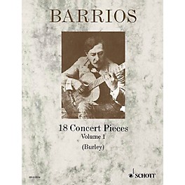 Schott 18 Concert Pieces for Solo Guitar - Volume 1 Schott Series