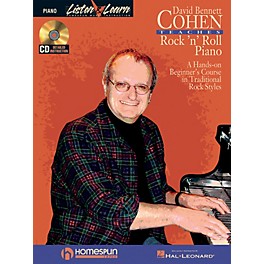 Homespun David Bennett Cohen Teaches Rock'n'Roll Piano Keyboard Instruction Softcover with CD by David Bennett Cohen