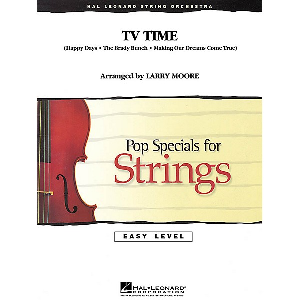 Hal Leonard TV Time Easy Pop Specials For Strings Series Softcover Arranged by Larry Moore