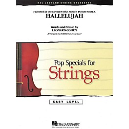 Hal Leonard Hallelujah Easy Pop Specials For Strings Series Arranged by Robert Longfield