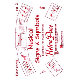 Lee Roberts Musical Signs And Symbols Set Ii 24 Cards 48 Sides Moppet Flash Cards Pace Piano Education by Robert Pace