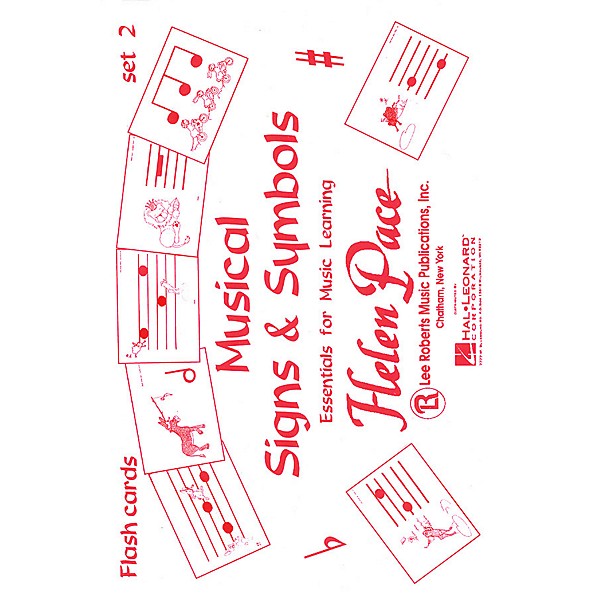 Lee Roberts Musical Signs And Symbols Set Ii 24 Cards 48 Sides Moppet Flash Cards Pace Piano Education by Robert Pace