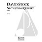 Lauren Keiser Music Publishing Ninth String Quartet LKM Music Series Composed by David Stock thumbnail