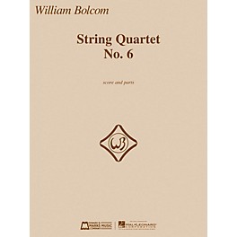 Edward B. Marks Music Company String Quartet No. 6 E.B. Marks Series Composed by William Bolcom