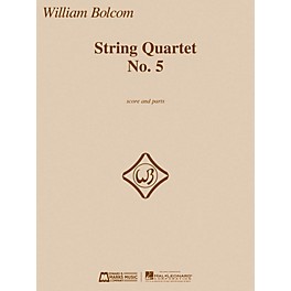 Edward B. Marks Music Company String Quartet No. 5 E.B. Marks Series Composed by William Bolcom