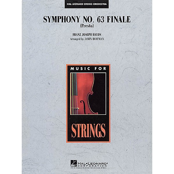 Hal Leonard Symphony No. 63 Finale (Presto) Music for String Orchestra Series Softcover Arranged by Jamin Hoffman