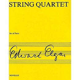 Novello String Quartet Op. 83 Music Sales America Series Composed by Edward Elgar