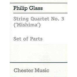 Music Sales String Quartet No. 3 (Mishima) Music Sales America Series Composed by Philip Glass