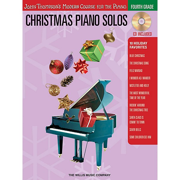 Willis Music Christmas Piano Solos - Fourth Grade (Book/CD Pack) Willis Series Softcover with CD Composed by Various