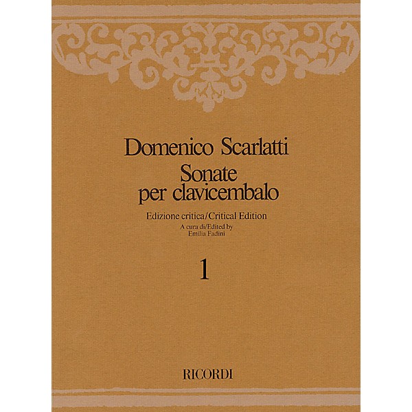 Ricordi Sonate per Clavicembalo Volume 3 Critical Edition Piano Collection by Scarlatti Edited by Emilia Fadini