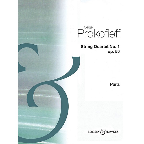 Boosey and Hawkes String Quartet No. 1, Op. 50 (Set of Parts) Boosey & Hawkes Chamber Music Series by Sergei Prokofieff