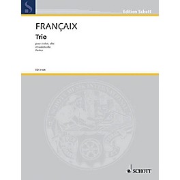 Schott Music String Trio (1933) (Set of Parts) Schott Series Composed by Jean Françaix